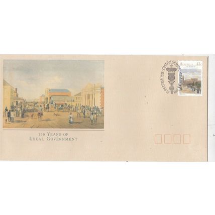 Australia 1990 Local Government Adelaide FDC special cancel Unaddressed VGC