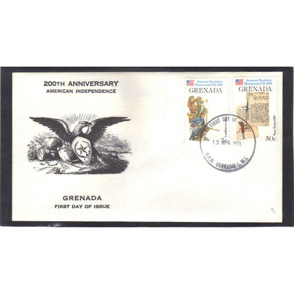 FDC Int'l Grenada Honoring USA Bicentennial (Cachet-U/A) CV01057