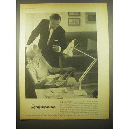 1966 Anglepoise Lamp Ad - Sitting pretty