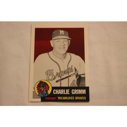 Charles Charlie Grimm 1991 Topps 1953 Archives NO. 321