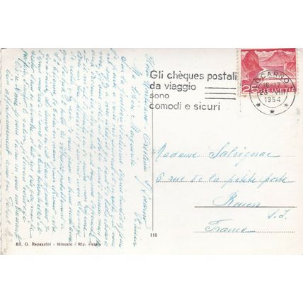 Locarno Muralto Il Lungolago Italy Vintage RP Postcard 1954 used