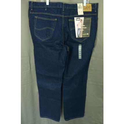 Men's 42 x 32 Lee Blue Jeans Regular Fit Straight Leg