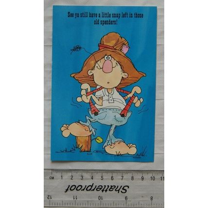 Vintage: Classics Uncle Jed birthday card, Snap left in those old spenders!