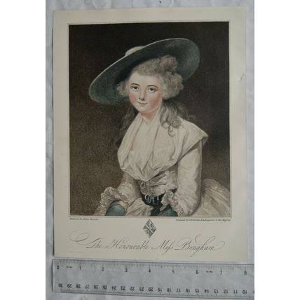 1901 illustration: The Hon. Anne Bingham, youngest daughter 1st Baron Lucan