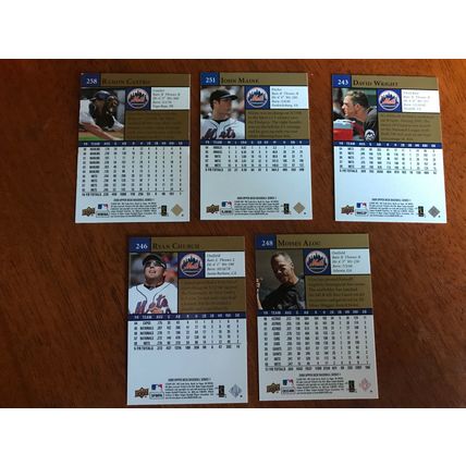 21 Upper Deck – Series 1 2009 MLB Cards New York Mets