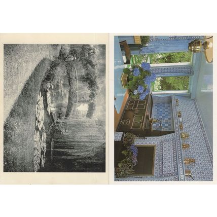 Claude Monet Foundation Giverny Cuisine 2x Postcard