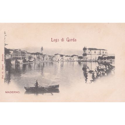 Maderno Lago Di Garda Antique Italian Postcard
