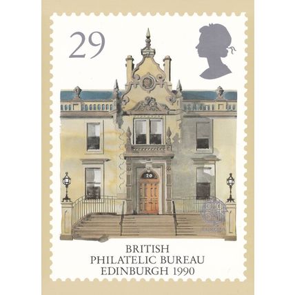 Edinburgh Scottish Philatelic Bureau Limited Edition Postcard