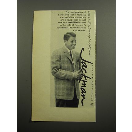 1955 Jackman Sportswear Ad - Custom originals by Jackman