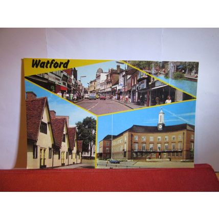 multiview, WATFORD, HERTFORDSHIRE unused postcard Colourmaster =