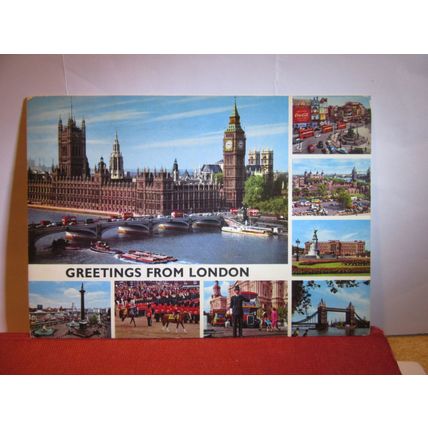 multiview, LONDON. used postcard 1976 pm John Hinde '=