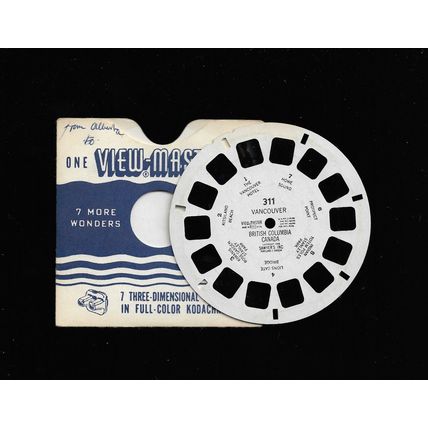 Sawyers View-Master Reel 311: Vancouver, British Columbia, Canada - 3D