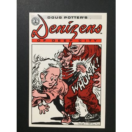Kitchen Sink Press 20th Anniversary trading cards #s 21-23, 1988