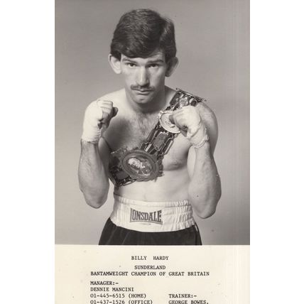 Billy Hardy Sunderland British Boxing Champion Rare Publicity Photo