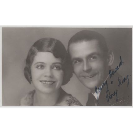 Jenny Howard Percy King Walthamstow Comedian Hand Signed Photo