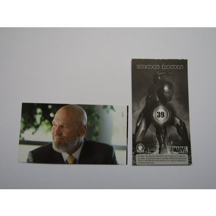 Marvel - Iron Man The Movie 2008 - Preziosi Sticker Drop-down Choice (e18)
