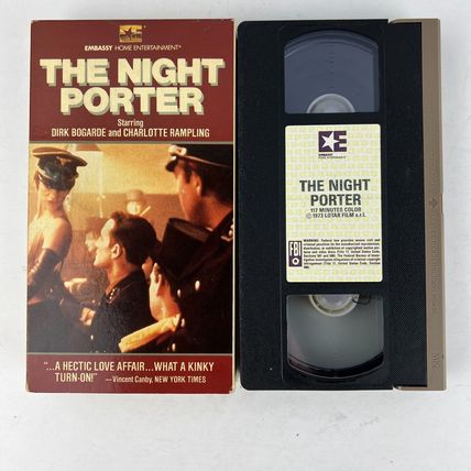 The Night Porter VHS Video Tape Erotic Cult Classic