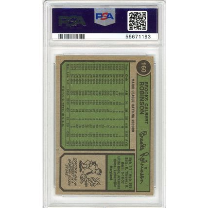 1974 Topps Brooks Robinson #160 PSA 5 P1324