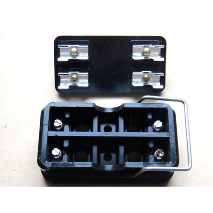 Double Covered Fuse Holder Belling Lee L1053 (prev L1033) 1¼ inch New Old Stock