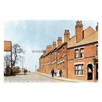 ptc6292 - Yorks - New Terraced Houses along Cross Street, Balby - print 6x4