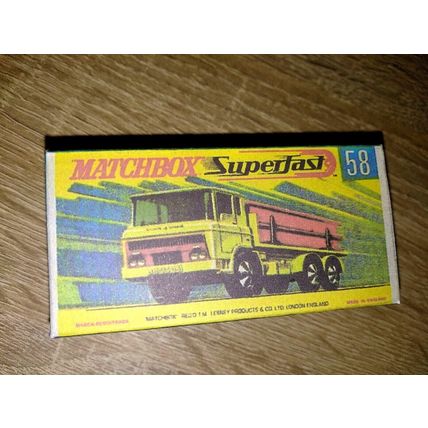 Matchbox - No58 DAF Girder Truck - SF - Replica Box only