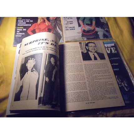 Early 1960's FRONT PAGE DETECTIVE MAGAZINE LOT * Was $125.00! Now $85.00 SHIPPED