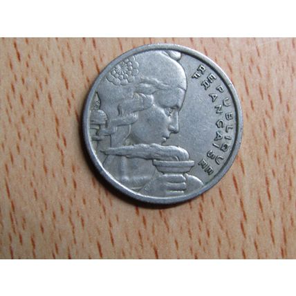 France Republic 1954 100 Francs Coin