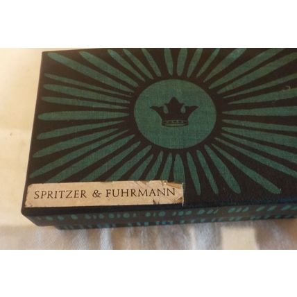 Norway Guilloche & Silver Crystal Salt & Pepper - Boxed from Spritzer & Fuhrmann