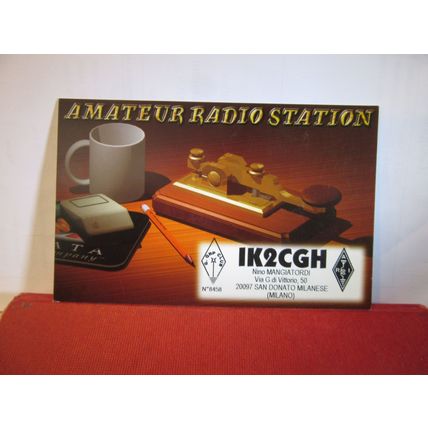 QSL card MILANO, ITALY 2001 =