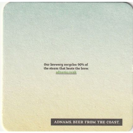 BEER MAT - ADNAMS BREWERY - BEER FROM THE COAST - (Cat No 090) - (2007)