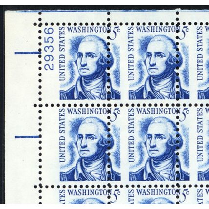 1283B, MNH 5¢ - Large Misperforation Error Sheet of 100 * Stuart Katz