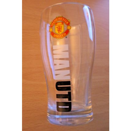 Manchester United Pint glass.