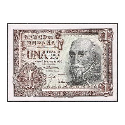 Spain 1953 [BLL] 1 peseta (SC)