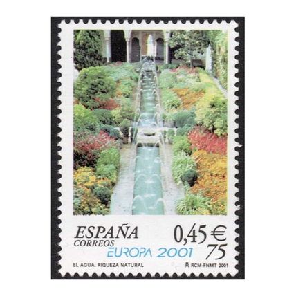 Spain 2001 [SLL] Europe. Water (MNH)