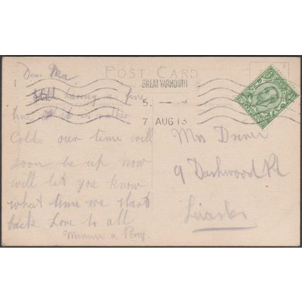 Market Place, Great Yarmouth, Norfolk, 1913 - Valentine's Postcard