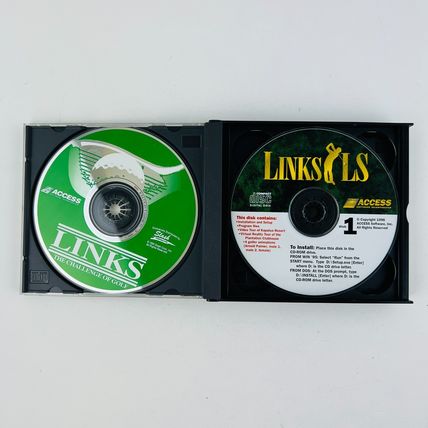 Arnold Palmer Links LS Golf at Latrobe C.C. Kapalua PC 4-Disc CD Rom Software