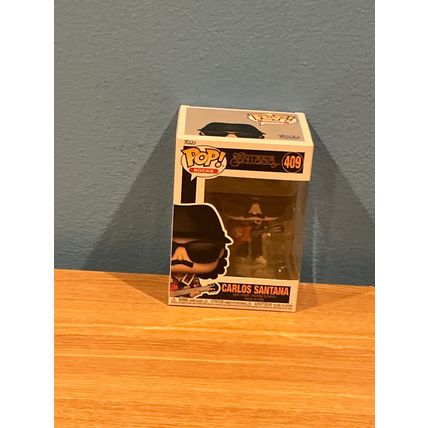 Funko Pop! Rocks - Carlos Santana #409 Vinyl Figure (Box & Protector)