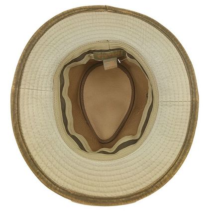 STETSON UPF50+ Sun Protection Two-Tone Cotton Twill Traveller Hat Size L