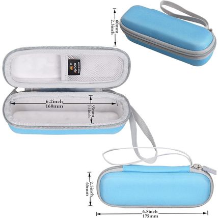 Aproca Hard Storage Travel Blue Case, for the Breather Inspiratory/Expiratory Re
