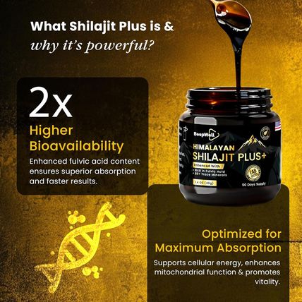 Pure Himalayan Organic Shilajit Resin Extract for Men & Women- 100% Natural Ashw