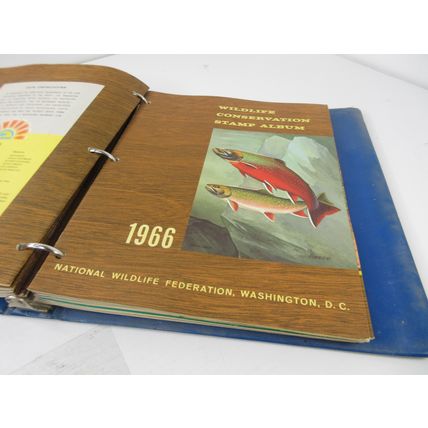 LOT of 16 Wildlife Conservation Stamp Albums All COMPLETE 1950s,1960,1970,1980s