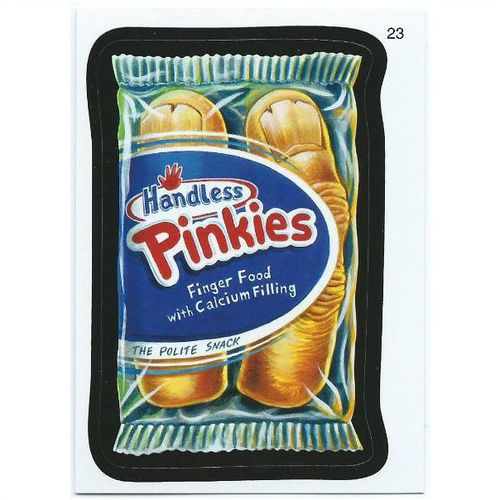 2010 Wacky Packages ANS 7 - #23 - Handless Pinkies