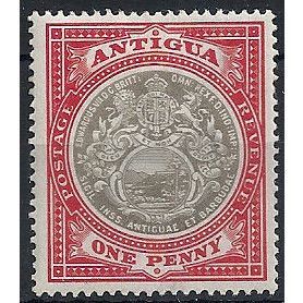 Anigua 1903 SG32 1d Grey-Black & Rose-Red Wmk Crown CC Mounted Mint .. ..