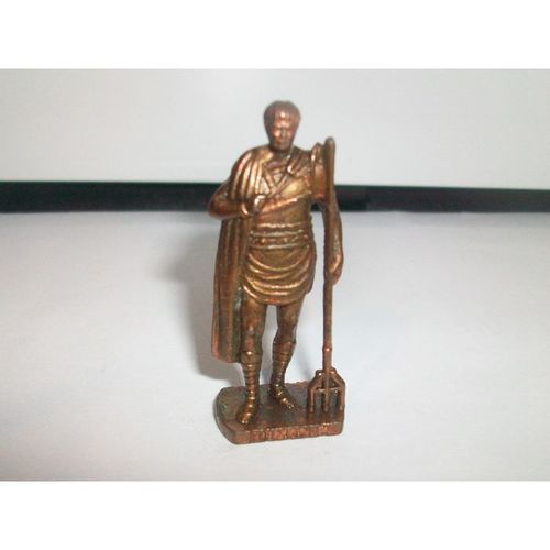 ROMAN DIECAST MILITARY FIGURE,SOLDIER,BRASS,KINDER