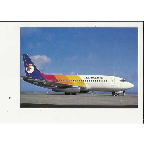 Aviation AIR PACIFIC BOEING 737 Postcard by Fourcolour (FCV 3008)