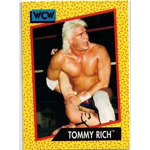 WCW ' TOMMY RICH ' card # 95 (1991)