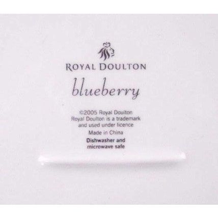 NEW Royal Doulton 12" Oval Serving Platter, Blueberry, Mint Condition!