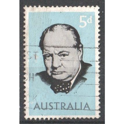 AUSTRALIA 1965 - Winston Churchill - Politics WWII People Prime Minister - Used