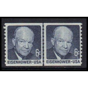 1401 6c Dwight Eisenhower Fine MNH CLP W1665