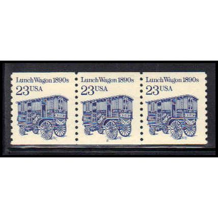2464 23c Lunch Wagon Very Fine MNH Dry Gum PNC 2/3 PA2931